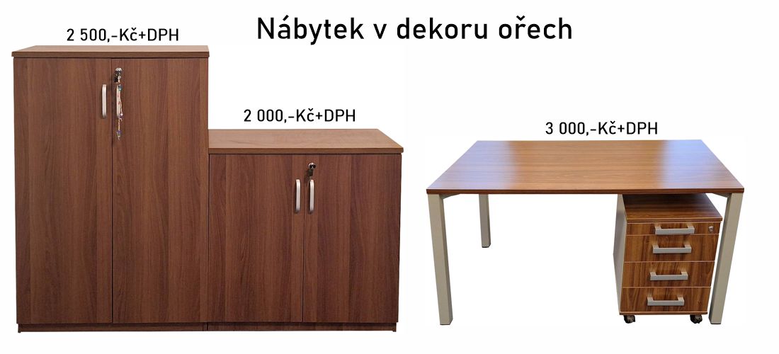 Nábytek v dekoru ořech