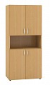Vysoká policová skříň dělená 2LTD-1NIKA-2LTD 