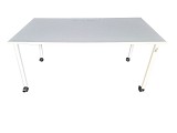 Jednací stůl 160x80cm, na kolečkách, Herman Miller  port uprostřed
