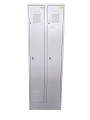 Šatní slříň kovová, dvoudveřová